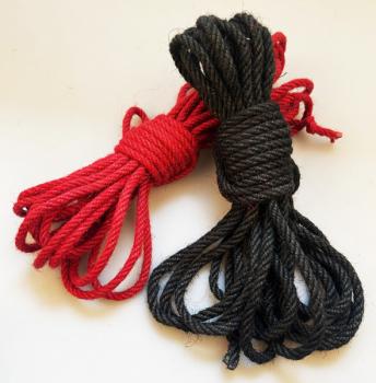 Shibari Jute-Seil 1 x 1 Meter gefärbt 8mm_01