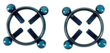 Nipple Jewellery in Blau